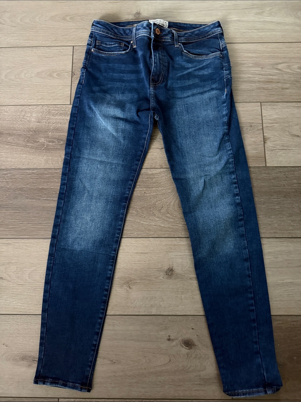 Forever 21 Men's Skinny Jeans - Dark Indigo Wash